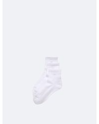 Calvin Klein - Cushion 3-pack Quarter Socks - Lyst