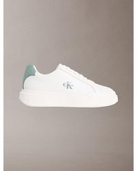 Calvin Klein - Leather Durable Traction Chunky Trainers - Lyst