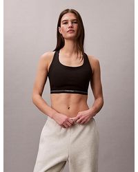 Calvin Klein - Sport Quick Dry Medium Impact Sports Bra - Lyst