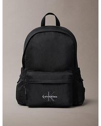 Calvin Klein - Nylon Rugzak Met Monogram-Logo - Lyst