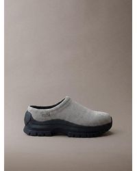 Calvin Klein - Suede Hybrid Trekking Mules - Lyst
