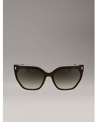 Calvin Klein - Butterfly Sunglasses - Lyst