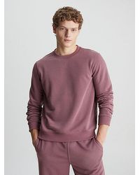 Calvin Klein - French-Terry-Sweatshirt - Lyst
