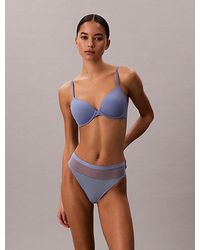 Calvin Klein - Thong Sheer Modal Mesh - Lyst