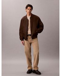 Calvin Klein - Jeans Nylon Bomber Jacket - Lyst