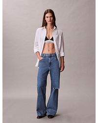 Calvin Klein - Jeans Ultra High Rise Wide Leg Jeans - Lyst