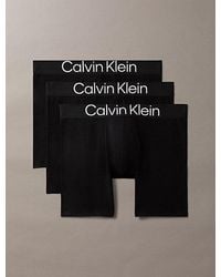Calvin Klein - 3 Pack Boxer Briefs Ultra Soft Cotton Lyocell - Lyst