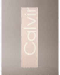 Calvin Klein - Wool Cashmere Blend Scarf - Lyst