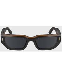 Calvin Klein - Modifizierte rechteckige Sonnenbrille CK24500S - Lyst