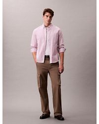 Calvin Klein - Jeans Stripe Classic Oxford Button Down Shirt - Lyst