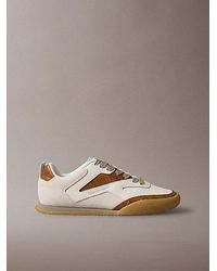 Calvin Klein - Ck Kayla Croc Effect Runner Trainers - Lyst