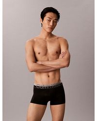 Calvin Klein - Low Rise Trunks Refined Microfibre Stretch Brushed - Lyst