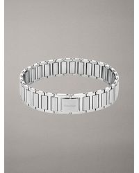 Calvin Klein - Pulsera ajustable de eslabones en H - Lyst