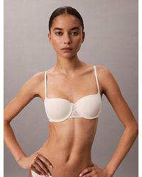 Calvin Klein - Push Up Balconette Bra Eternal Stretch Lace - Lyst