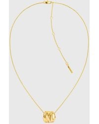 Calvin Klein - Organic Shape Pendant Necklace - Lyst