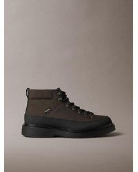 Calvin Klein - Water Repellent Lug Hiking Boots - Lyst