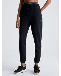 Calvin Klein - Pantalon de jogging relaxed en tissu éponge de coton - Lyst