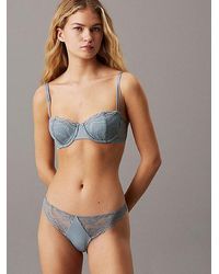 Calvin Klein - Balconette Bra Sensual Stretch Lace - Lyst