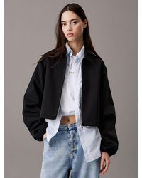 Calvin Klein - Veste Courte En Nylon Technique Doux - Lyst