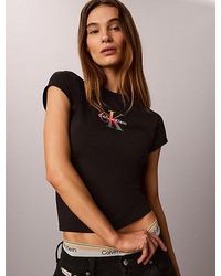 Calvin Klein - Jeans Slim Monogram T-Shirt Pride - Lyst