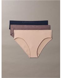 Calvin Klein - 3 Pack Bikini Briefs - Lyst