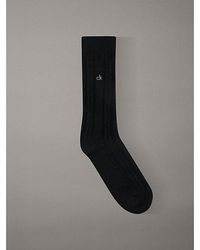 Calvin Klein - Wool Blend Monogram Boot Socks - Lyst