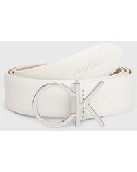 Calvin Klein - Cinturón de cuero - Lyst