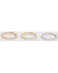 Calvin Klein - Modern 3 -Piece Rings Set - Lyst