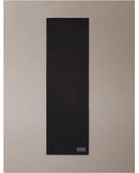 Calvin Klein - Logo Patch Rib Scarf - Lyst