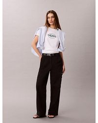 Calvin Klein - Jeans Cotton Stretch Cargo Pants - Lyst