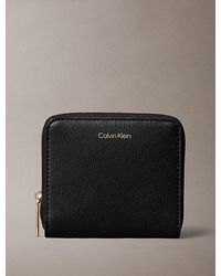 Calvin Klein - Foil Logo Zip Wallet - Lyst