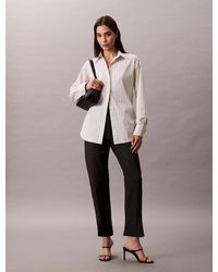 Calvin Klein - Cotton Stretch Straight Fit Chino Pants - Lyst