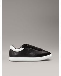 Calvin Klein - Leather Low Profile Trainers - Lyst