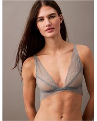 Calvin Klein - Triangle Bra - Lyst