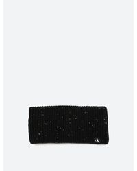 Calvin Klein - Ribbed Monogram Logo Headband - Lyst