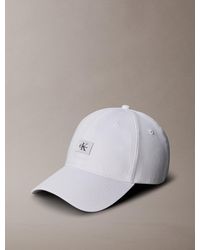 Calvin Klein - Monogram Woven Patch Cap - Lyst