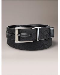 Calvin Klein - Logo Jacquard Reversible Belt - Lyst