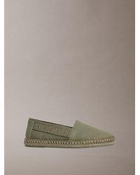 Calvin Klein - Carlos Canvas Logo Espadrilles - Lyst