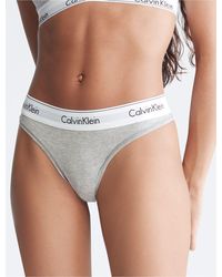 Calvin Klein - Modern Cotton Thong - Lyst