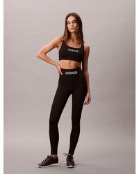 Calvin Klein - Quick-Dry Supportive Performance Gym Leggings - Lyst