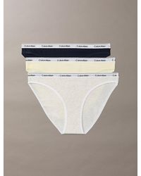 Calvin Klein - 3 Pack Bikini Briefs - Lyst