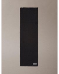 Calvin Klein - Logo Patch Rib Scarf - Lyst