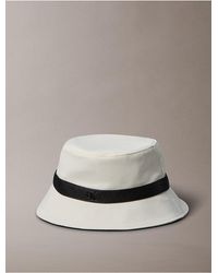 Calvin Klein - Canvas Bucket Hat - Lyst