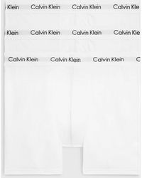Calvin Klein - Lot de 3 boxers longs - Cotton Stretch - Lyst