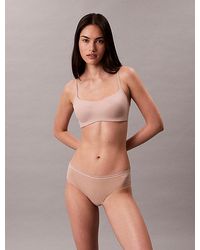 Calvin Klein - Hipster Panty Micro Stretch With Lace - Lyst