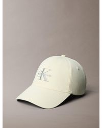 Calvin Klein - Embroidered Monogram Logo Twill Cap - Lyst