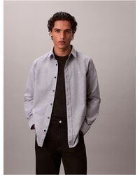 Calvin Klein - Calvin Klein Solid Classic Oxford Button-Down Shirt - Lyst