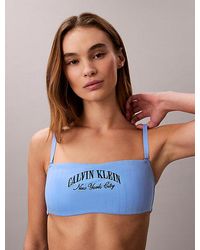 Calvin Klein - Bandeau Bralette Heritage Classic Cotton - Lyst
