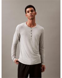 Calvin Klein - Ultra Soft Modern Lounge Henley T-shirt - Lyst