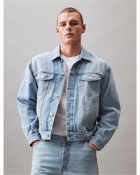 Calvin Klein - 90s Denim Trucker Jacket - Lyst